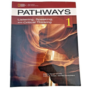 Pathways ESL Level 1 Listening Speaking Critical Thinking Book